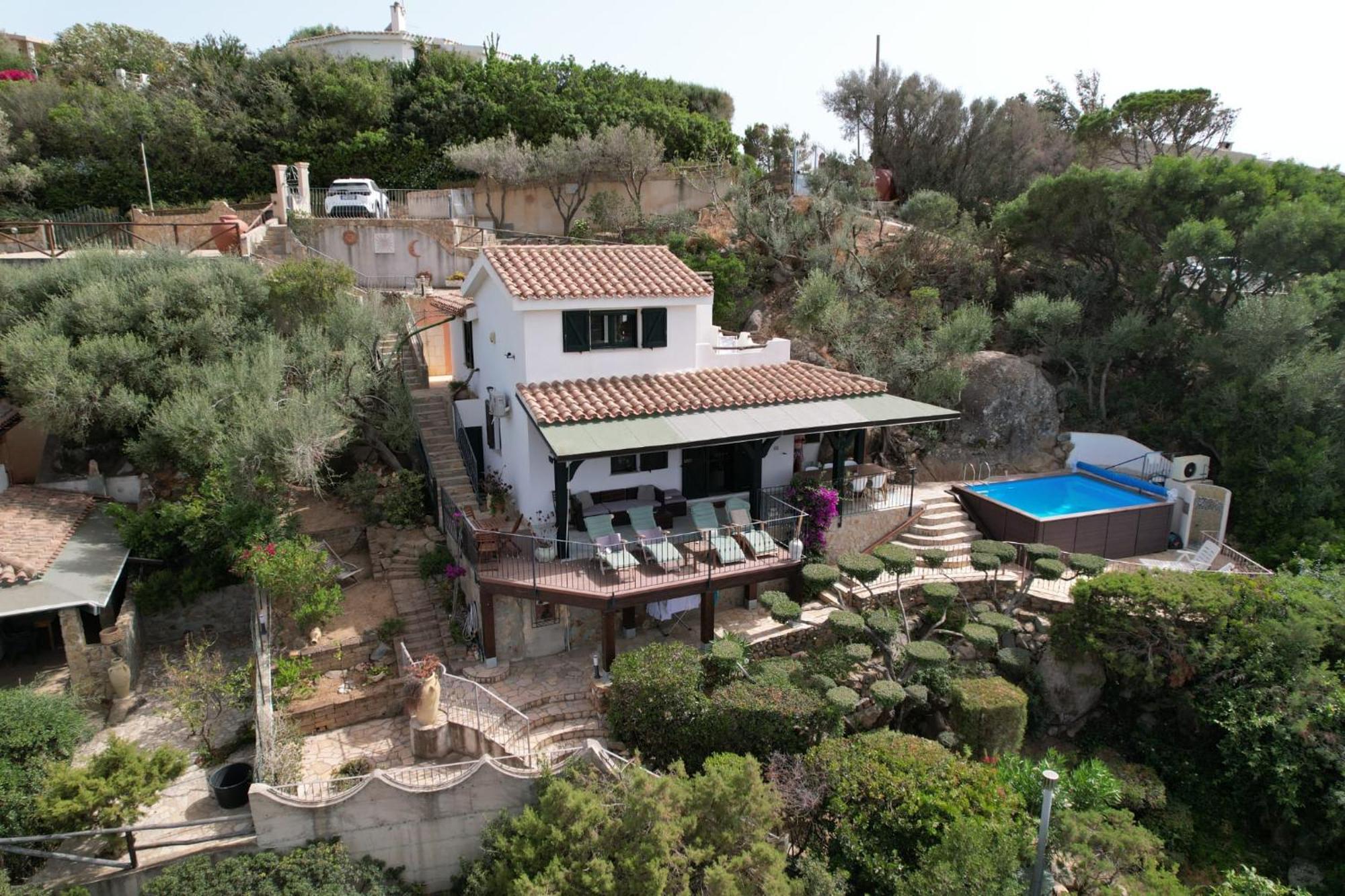 Villetta With Heated Pool And Panoramic View 托雷德尔斯泰尔 外观 照片